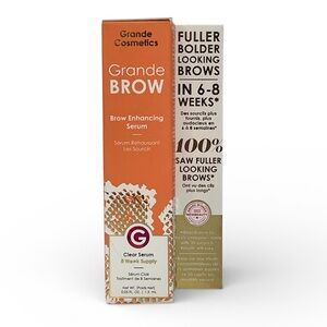 New Grande Cosmetics Grand Brow Brow Enhancing Clear Serum 1.5 ml travel size